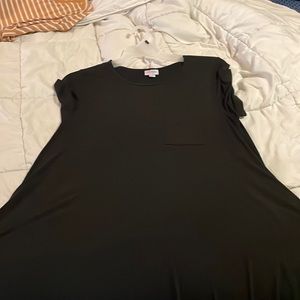 Black lularoe t shirt dress